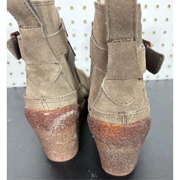 Merrell Woman Comfort Stone Tremblant Ankle Suede Wedge Shoes boots sz 8.5 - Picture 9 of 13